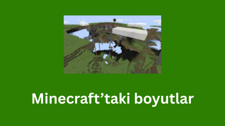 Minecraft'taki boyutlar 1 Minecraft’taki boyutlar